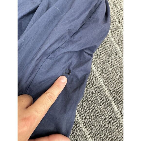 Reebok Jacket Mens XL Blue Track Jacket Vintage Rising Sun Windbreaker Full ZiP - Picture 4 of 12